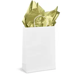 Lustre Tissue Paper - Pack Of 10 Gold Bag Display